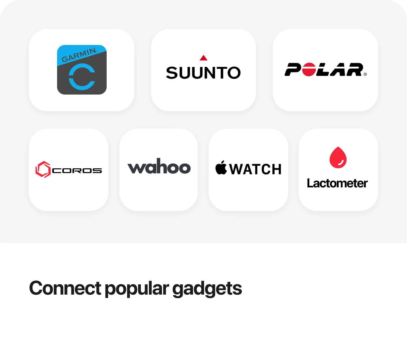 Connect popular gadgets